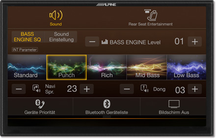 Bass Engine SQ Sound tuning - Navigation System X903D-F